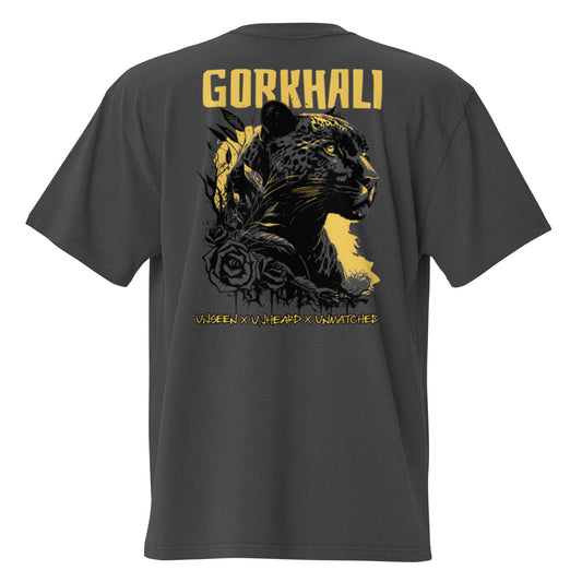 Gorkhali Tiger Oversized faded t-shirt