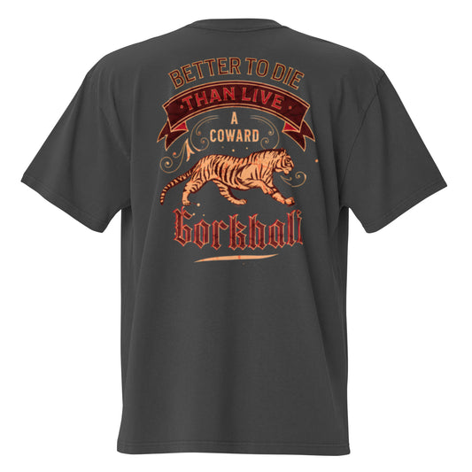 Gorkha Tiger Oversized faded t-shirt