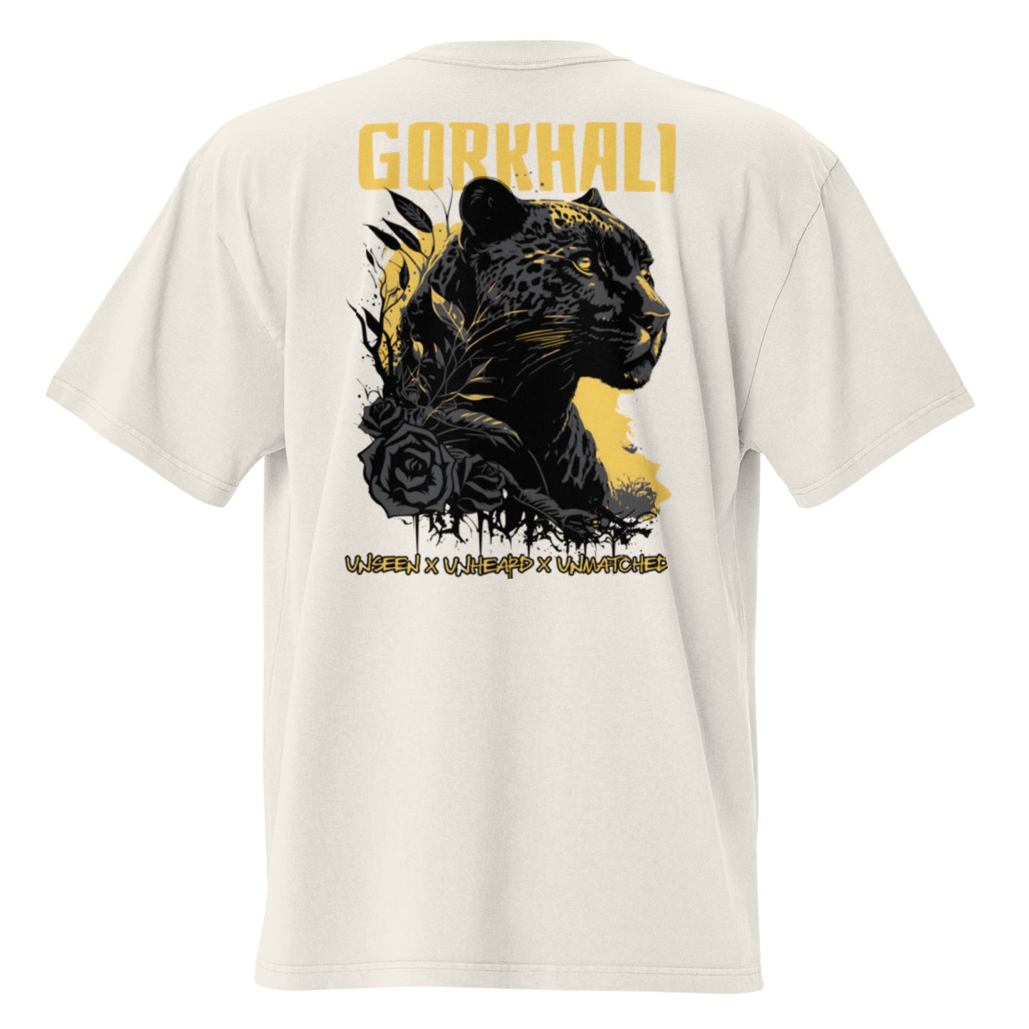 Gorkhali Tiger Oversized faded t-shirt