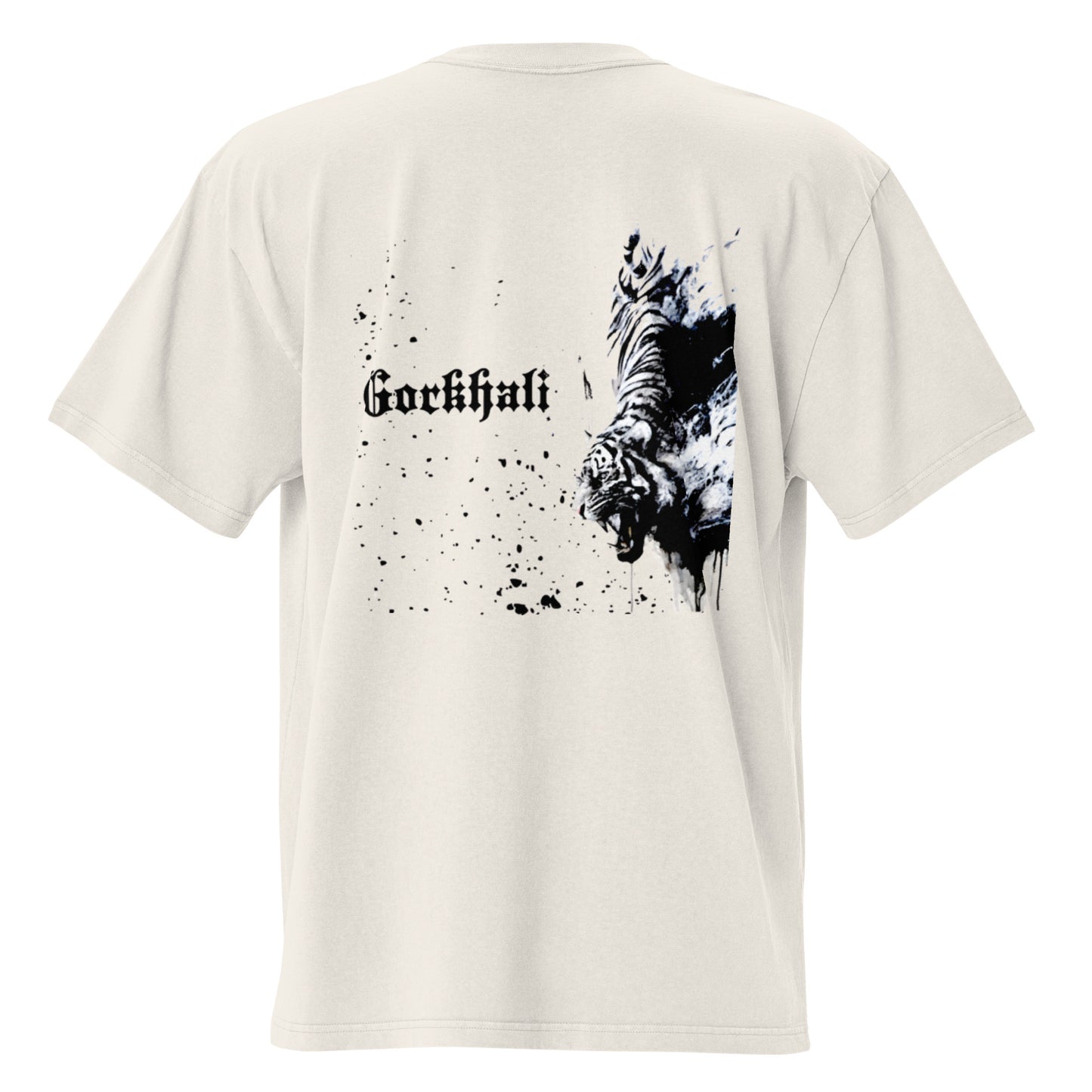 Gorkha Oversized faded t-shirt