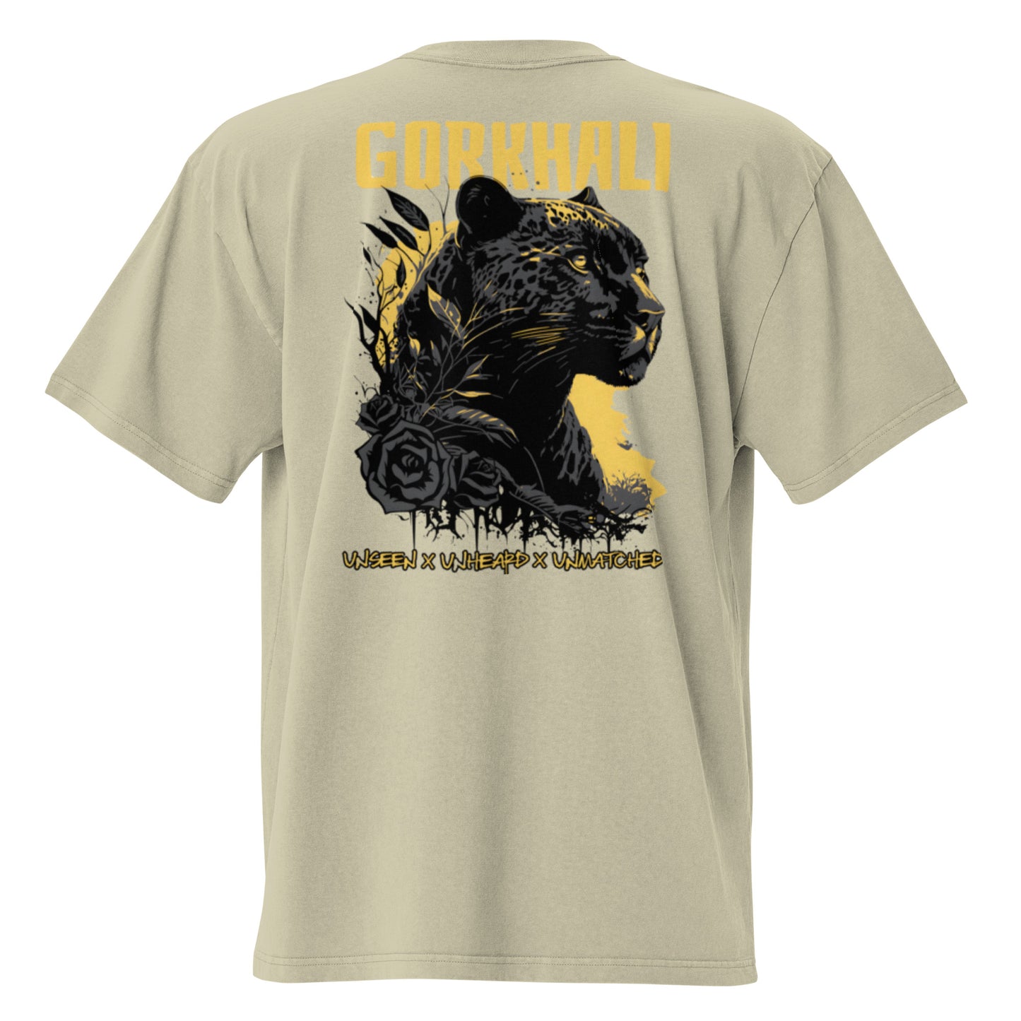 Gorkhali Tiger Oversized faded t-shirt