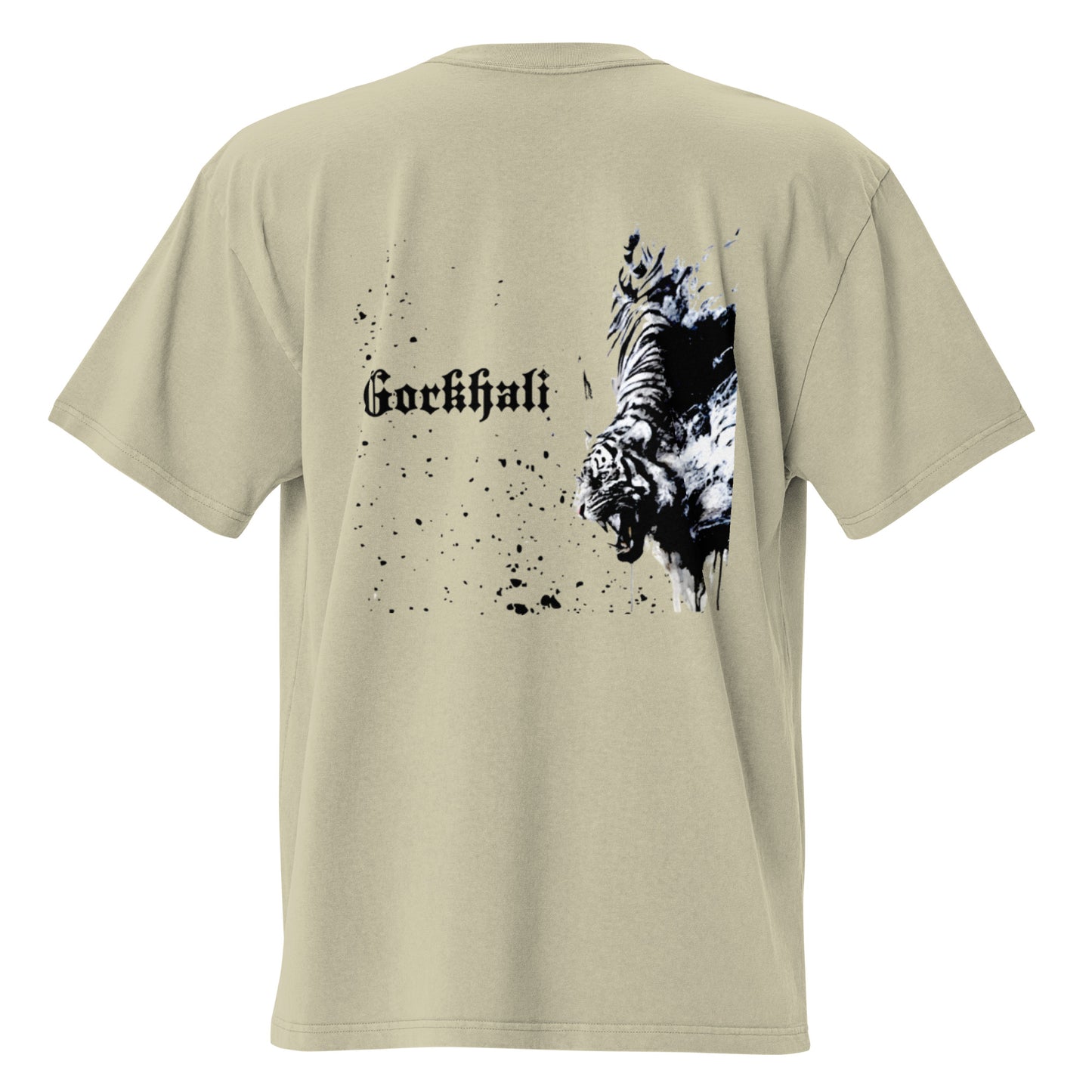 Gorkha Oversized faded t-shirt