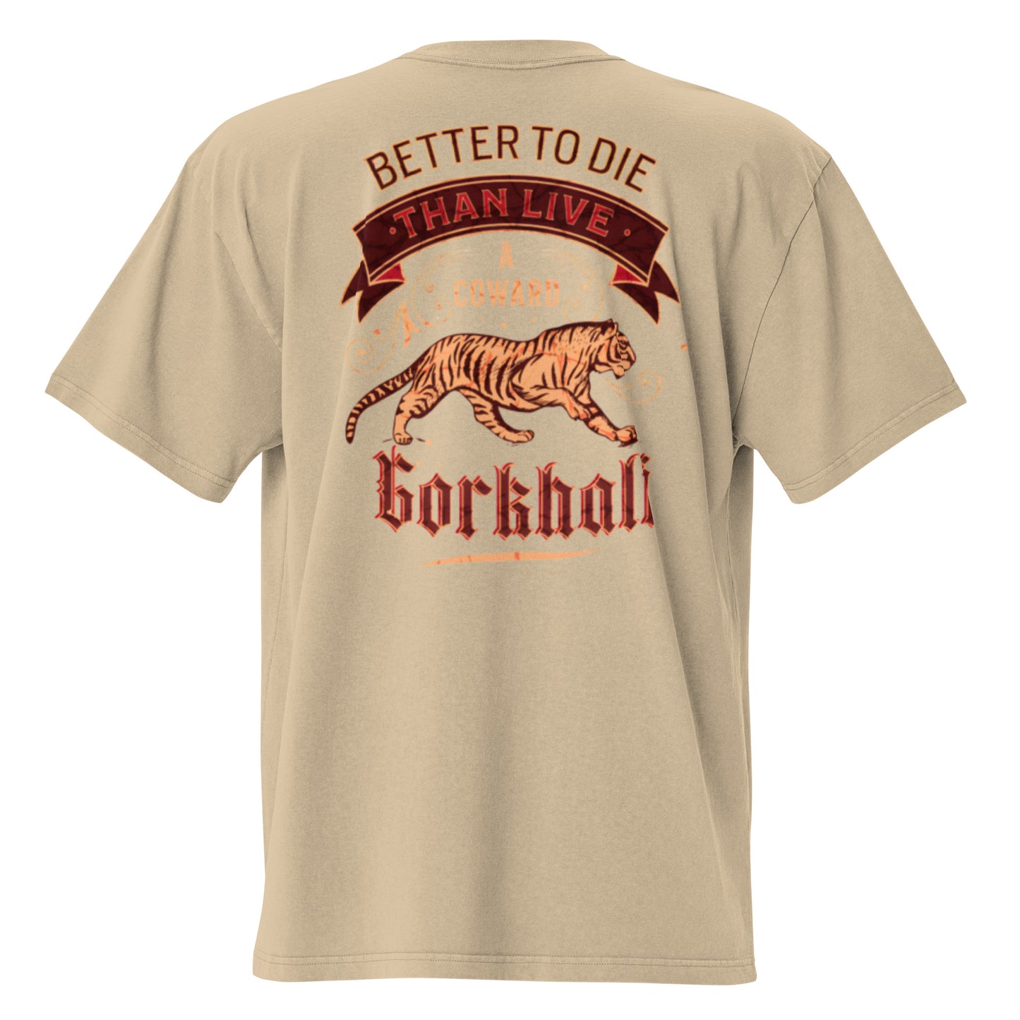 Gorkha Tiger Oversized faded t-shirt